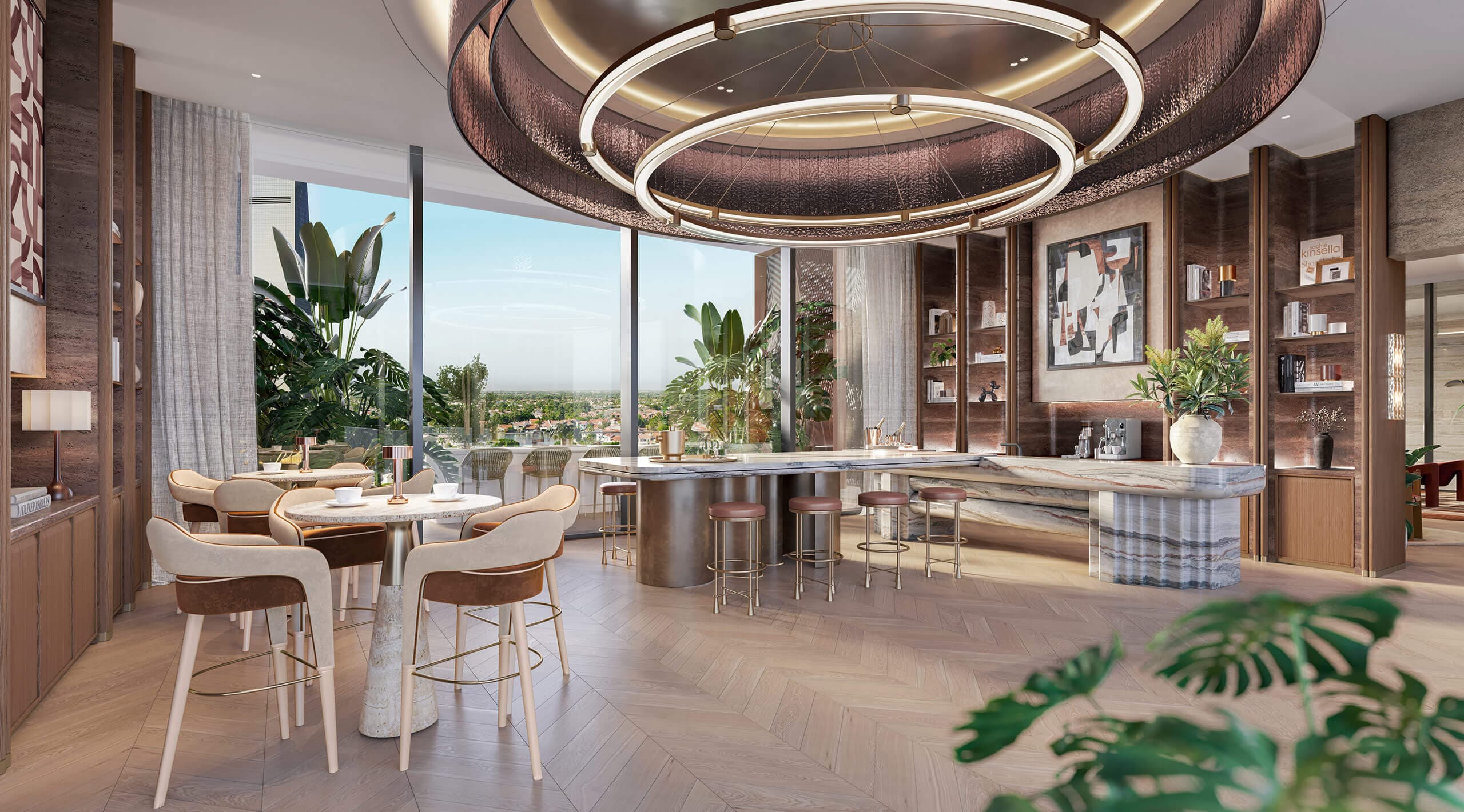 Eltiera Views lounge and bar interior