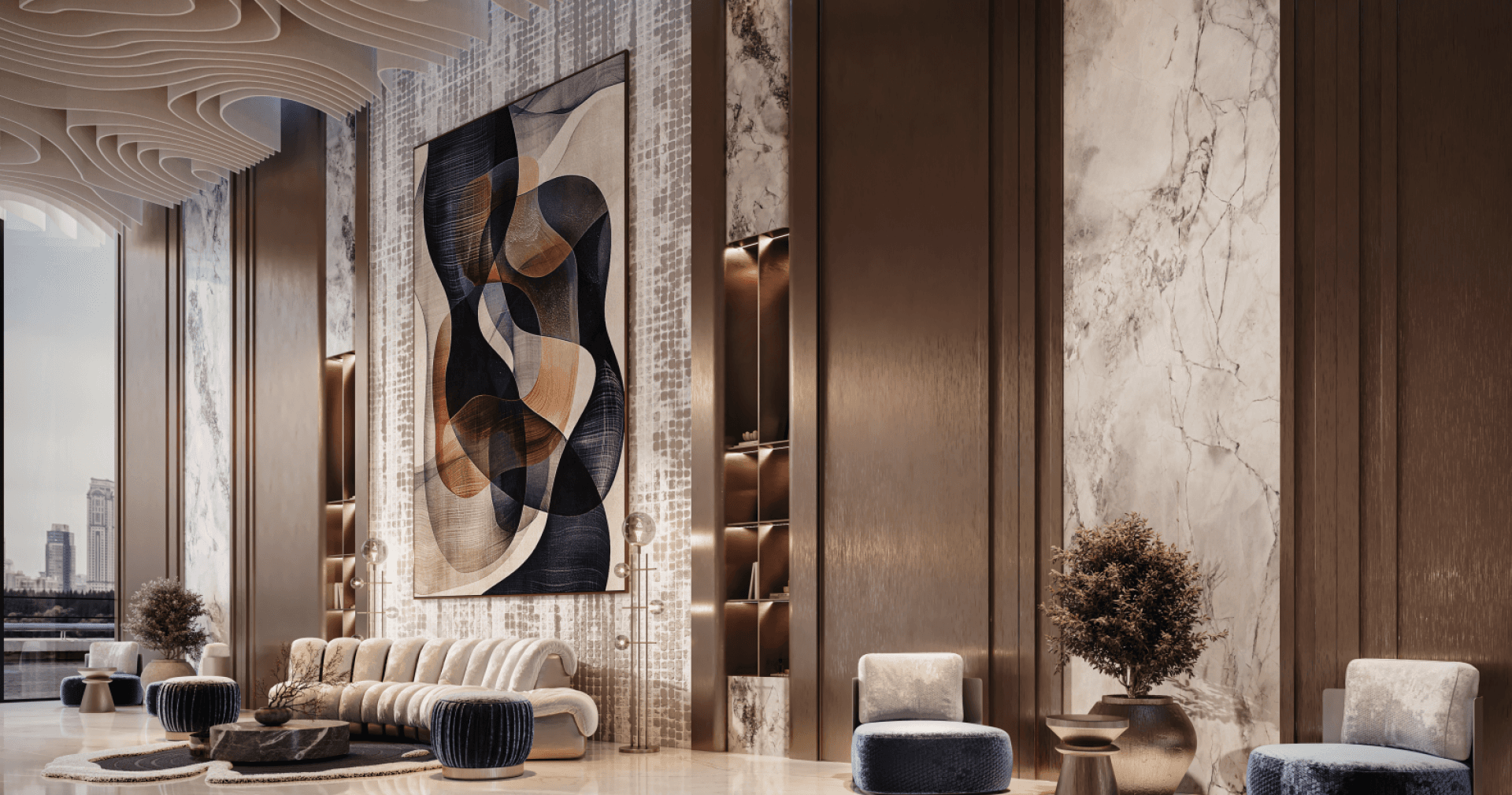 SAMANA Imperial Garden living lounge interior