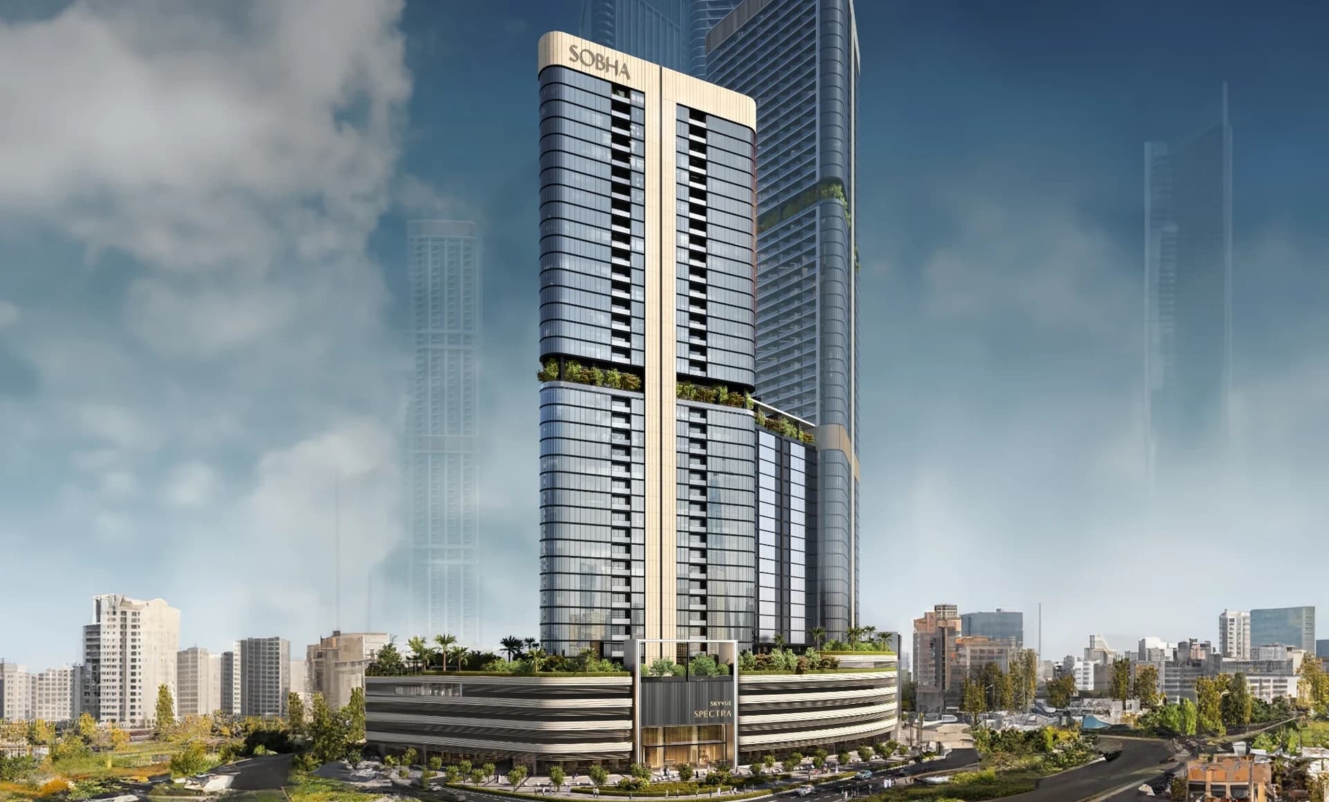 Skyvue Spectra: Spectra tower exterior (Developer rendering)