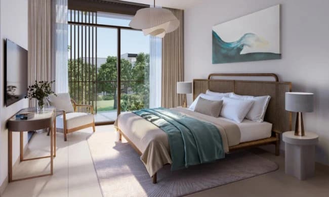 La Tilia at Villanova: bedroom; official developer rendering
