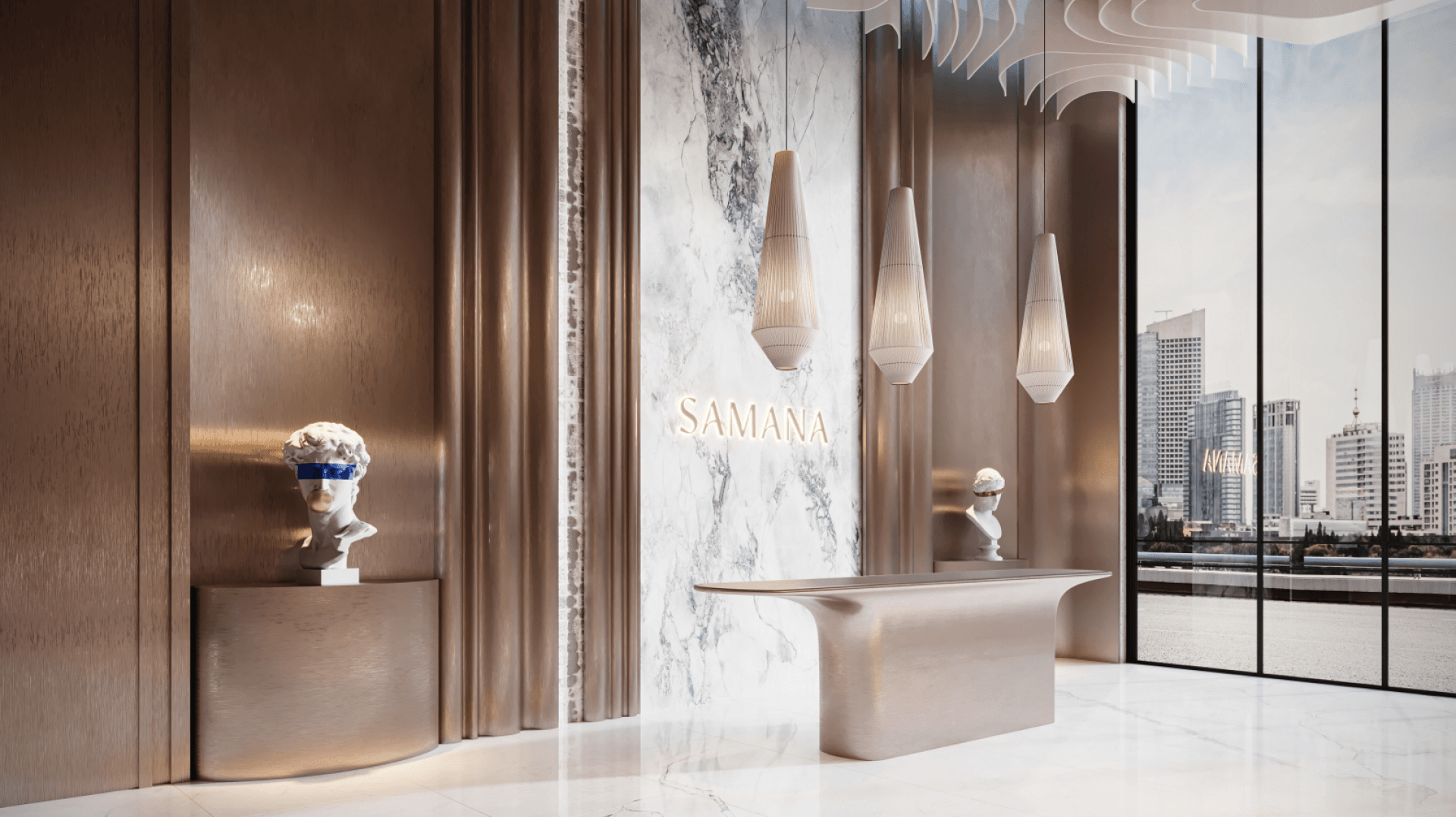 SAMANA Imperial Garden reception lobby interior