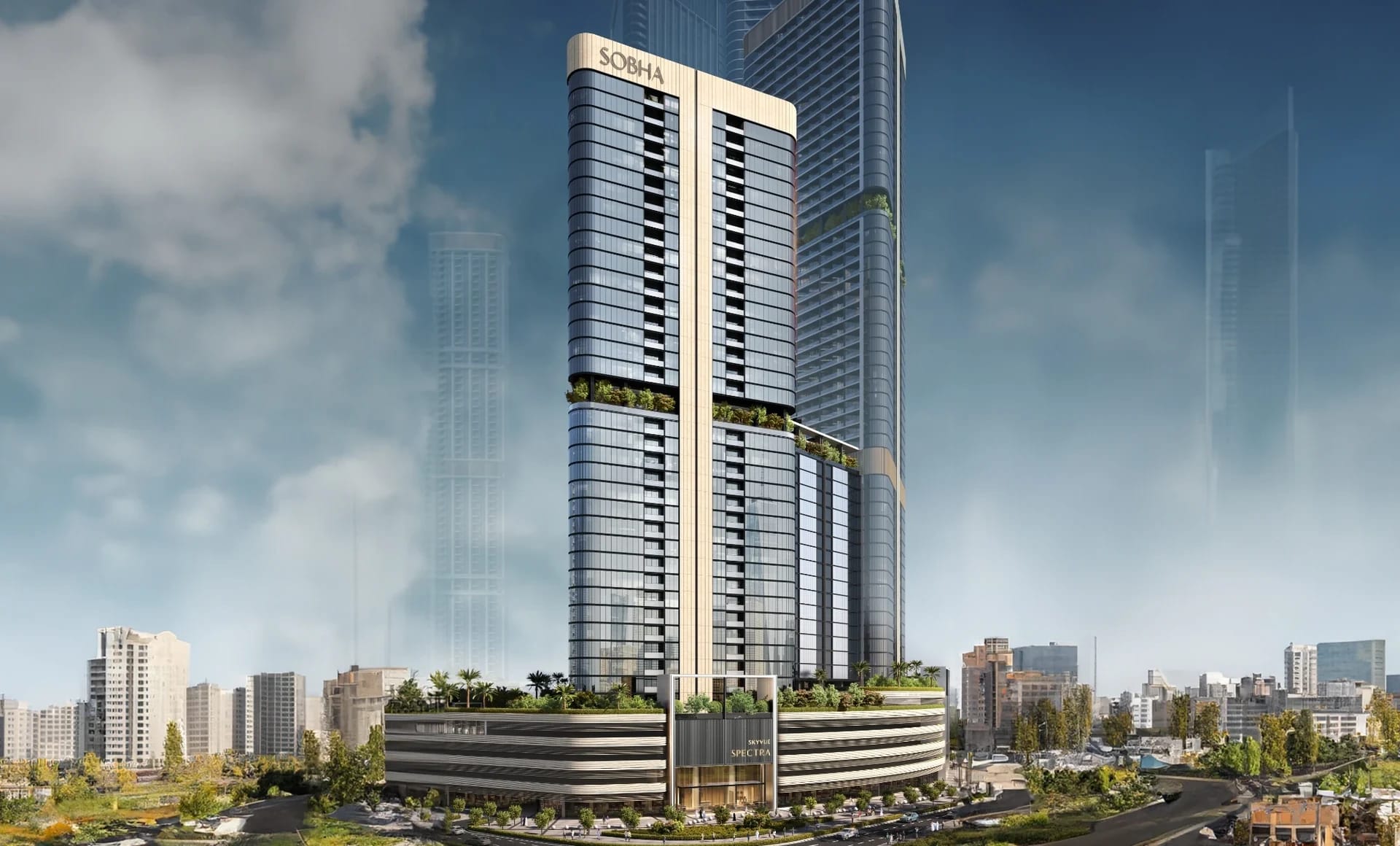 Skyvue Spectra: Spectra tower exterior (Developer rendering)