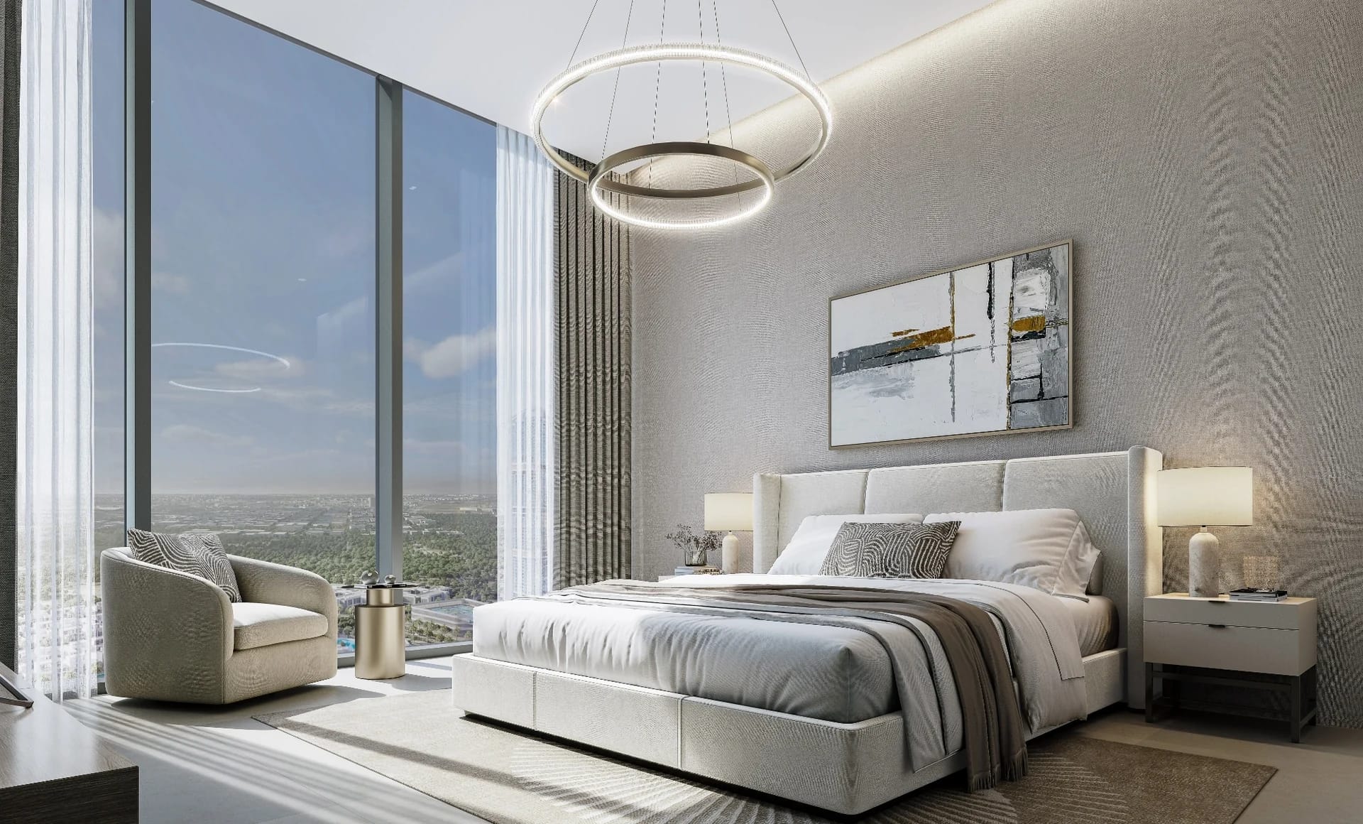 Skyvue Spectra: Illustrative bedroom (Developer rendering)