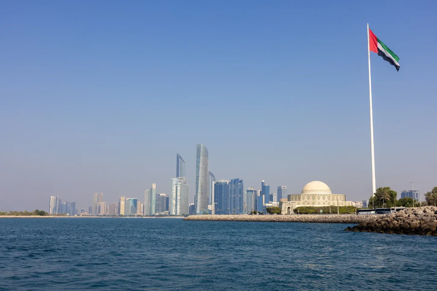 Abu Dhabi Corniche waterfront