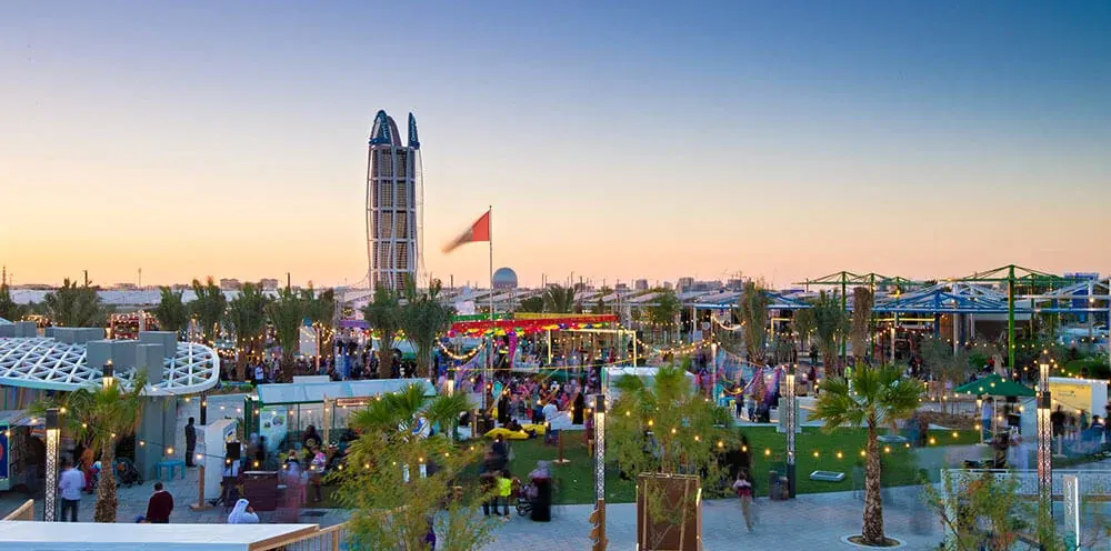 Public space at Masdar City