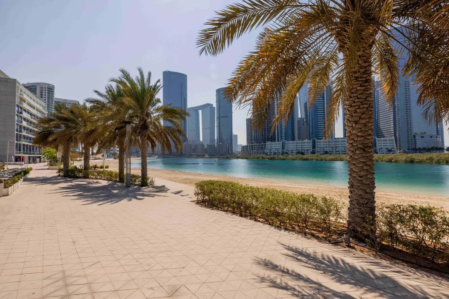 Al Reem Island waterfront and towers